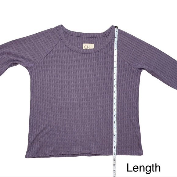 Chaser Thermal Button Cuff Waffle Knit Shirt Size Small - Picture 13 of 17